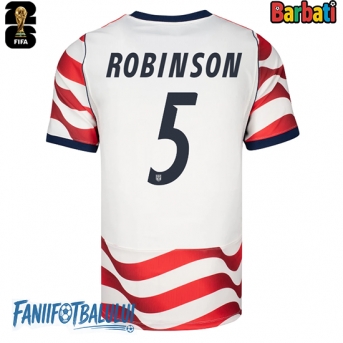 Statele Unite Antonee Robinson #5 Tricou Fotbal Replică Mondial 2026 Barbati Acasa
